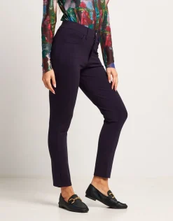 Pantalone basico con zip e tasche
