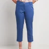 Pantalone con bottoncini alla caviglia