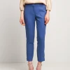 Pantalone con bottoncini alla caviglia