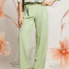Pantalone con dettaglio in vita