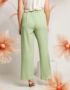 Pantalone con dettaglio in vita