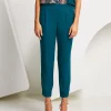 Pantalone con elastico e piega