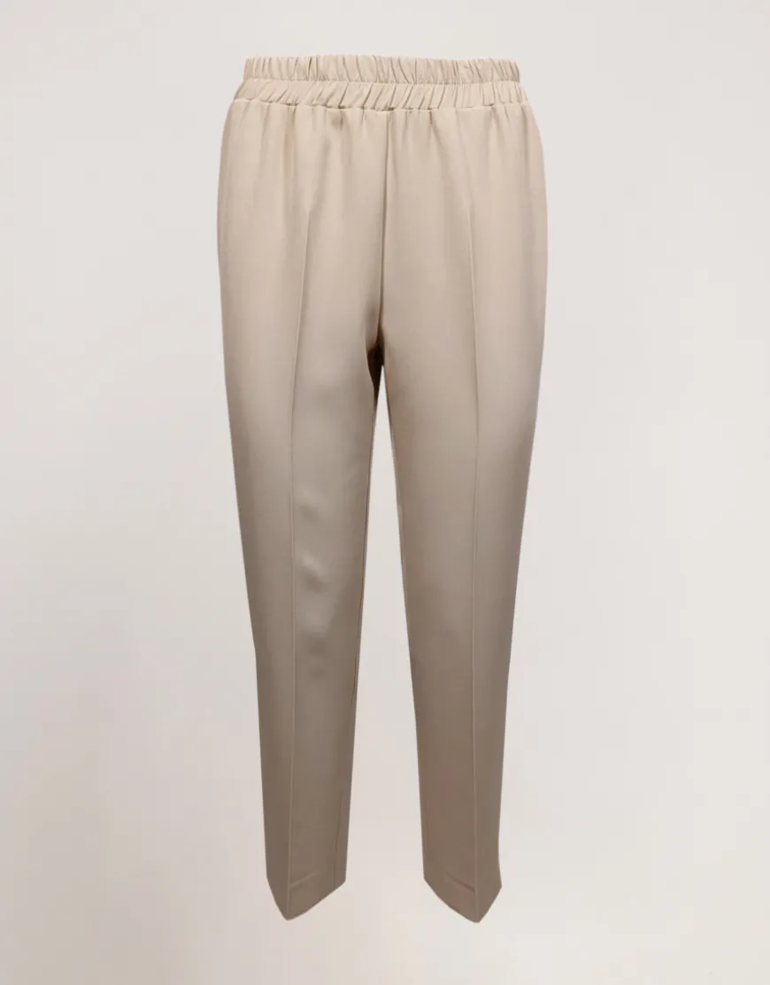 Pantalone con elastico e spacchi
