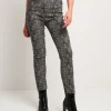 Pantalone con filato in lurex