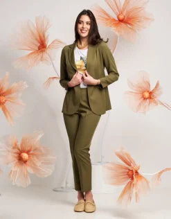 Pantalone dritto con cinturino