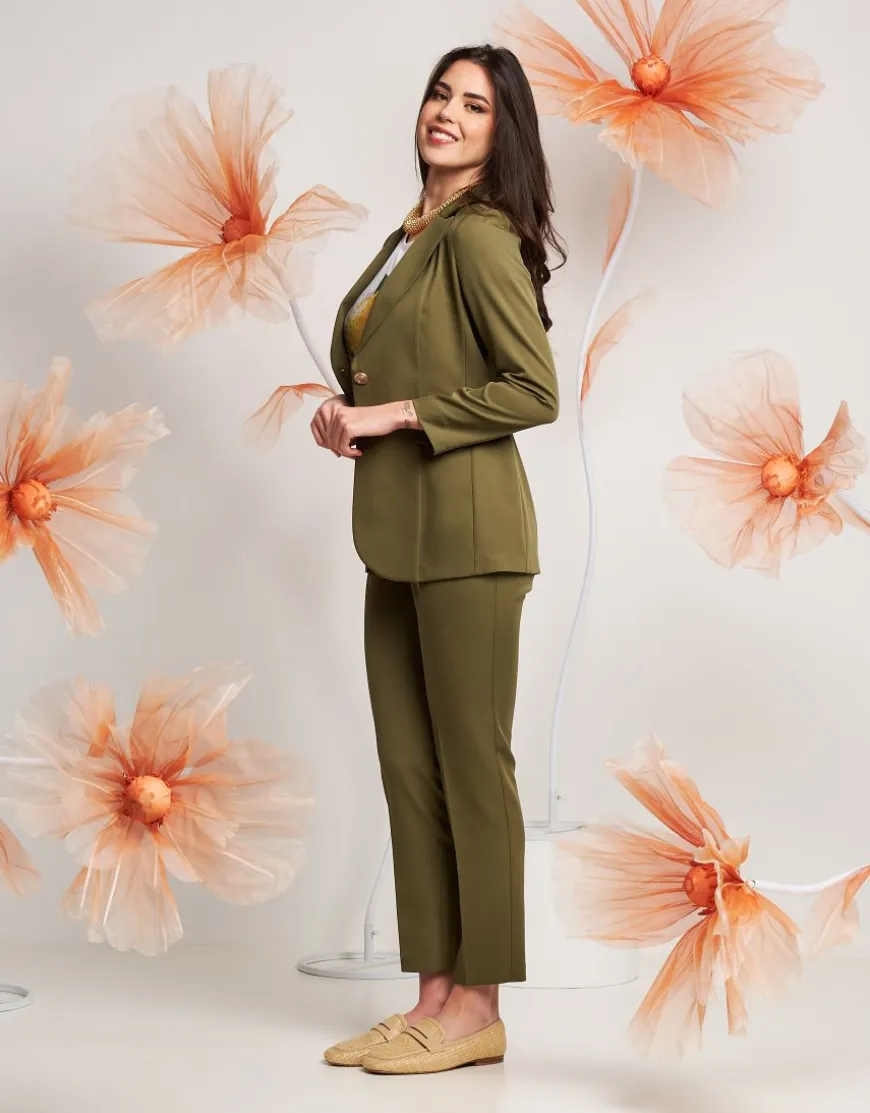 Pantalone dritto con cinturino