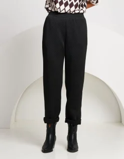 Pantalone dritto con elastico