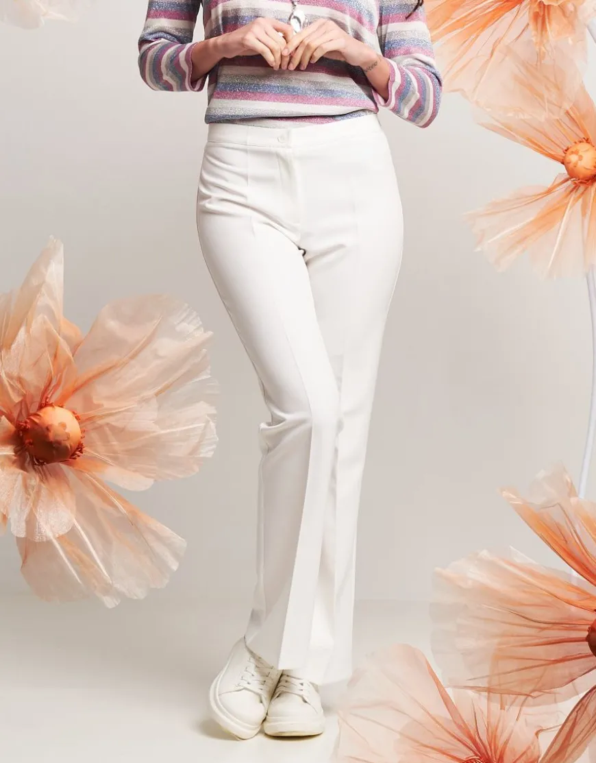 Pantalone flare in bistretch