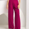 Pantalone fluido a gamba dritta