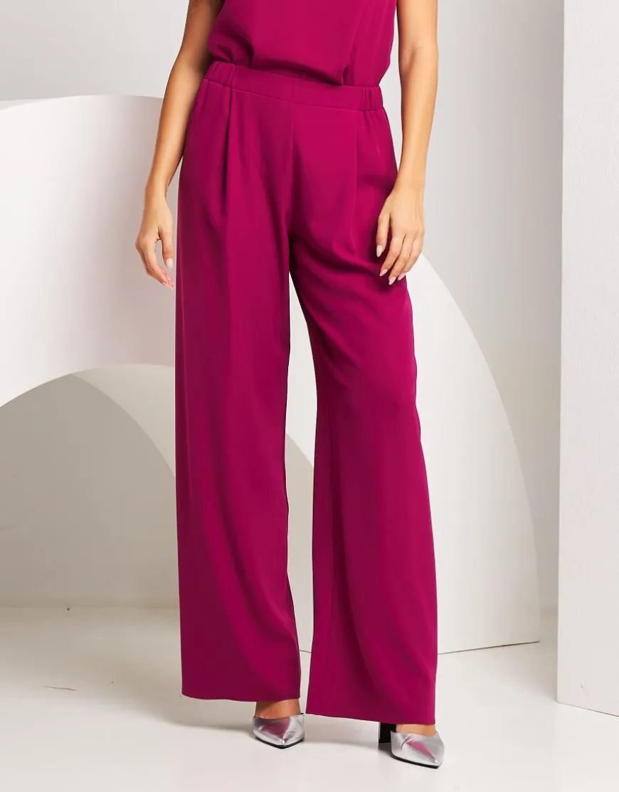 Pantalone fluido a gamba dritta