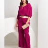 Pantalone fluido a gamba dritta