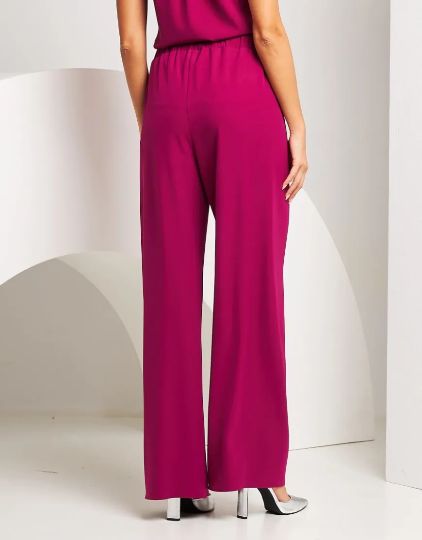 Pantalone fluido a gamba dritta