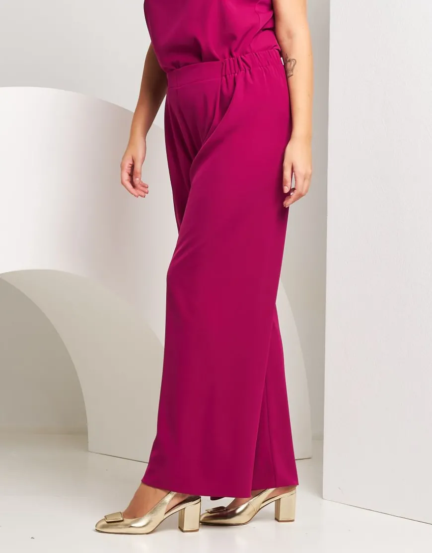 Pantalone fluido a gamba dritta