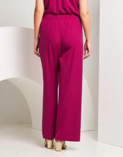 Pantalone fluido a gamba dritta