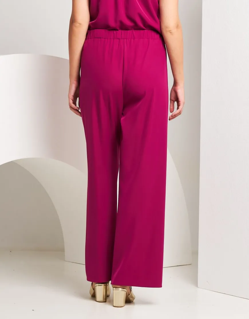Pantalone fluido a gamba dritta