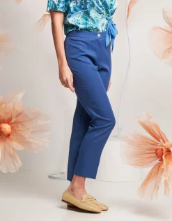 Pantalone in bistretch alla caviglia