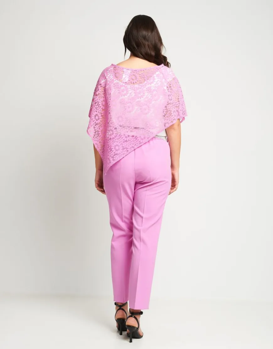 Pantalone in bistretch con elastico