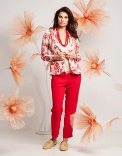 Pantalone in fluido con elastico