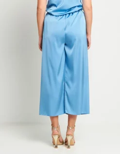 Pantalone in raso con elastico