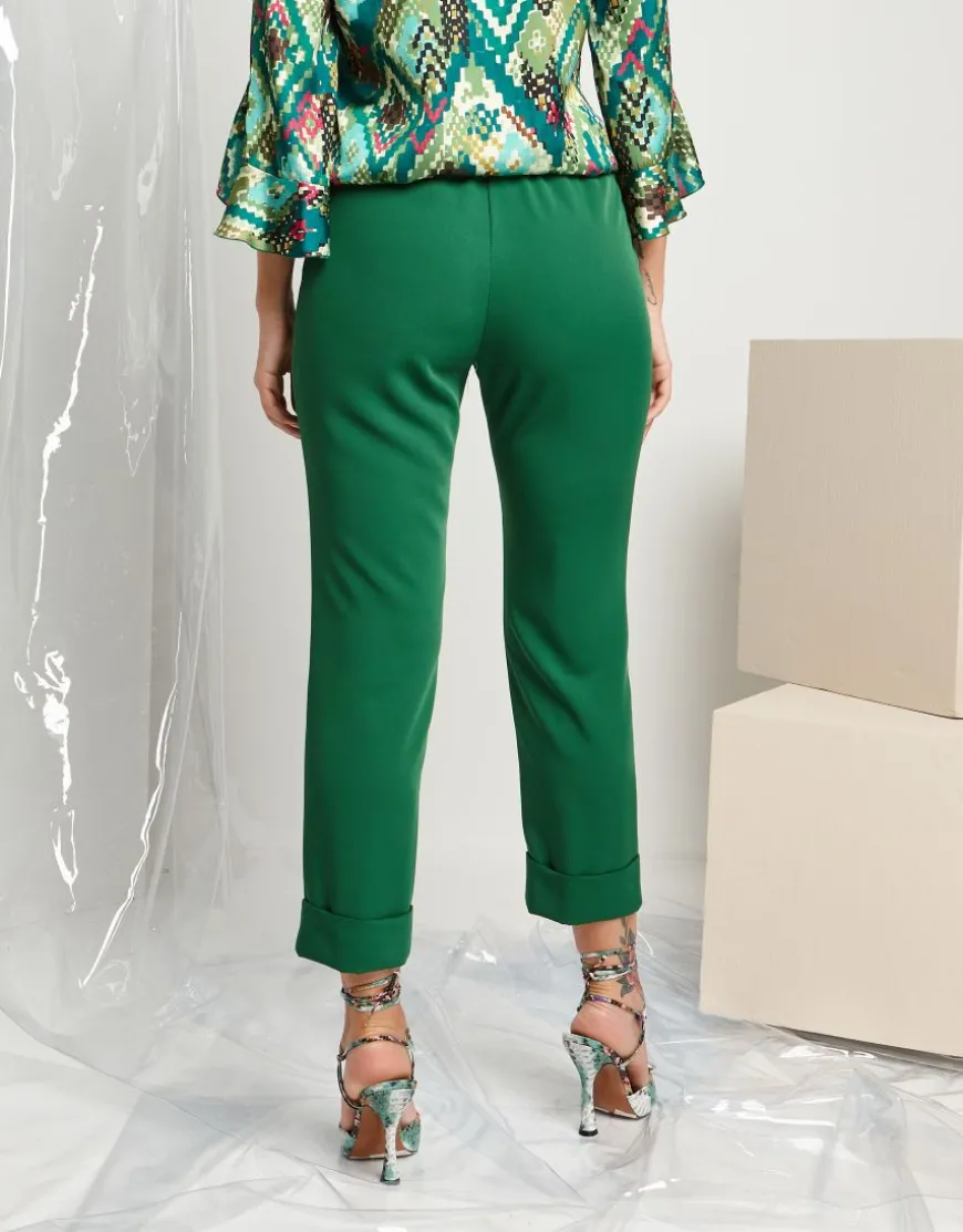 Pantalone in tessuto fluido
