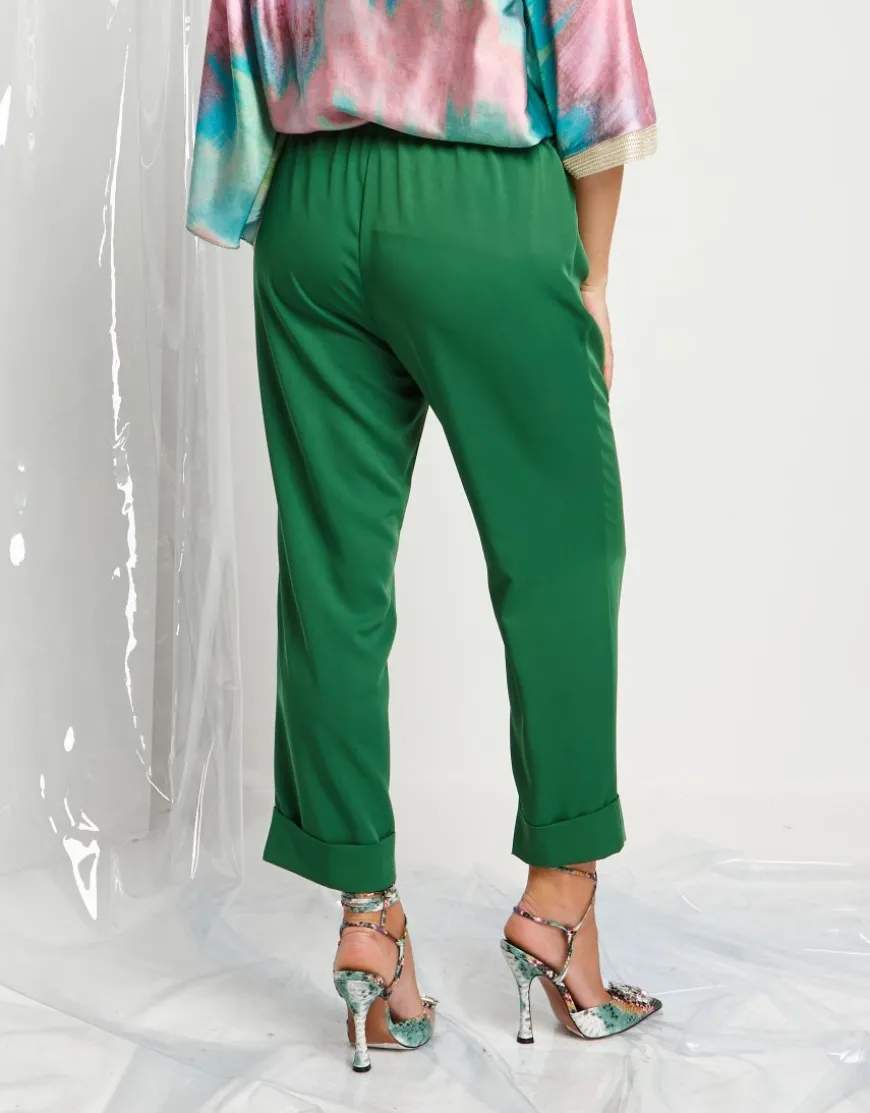 Pantalone in tessuto fluido