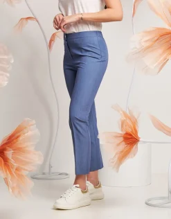 Pantalone in tessuto mélange