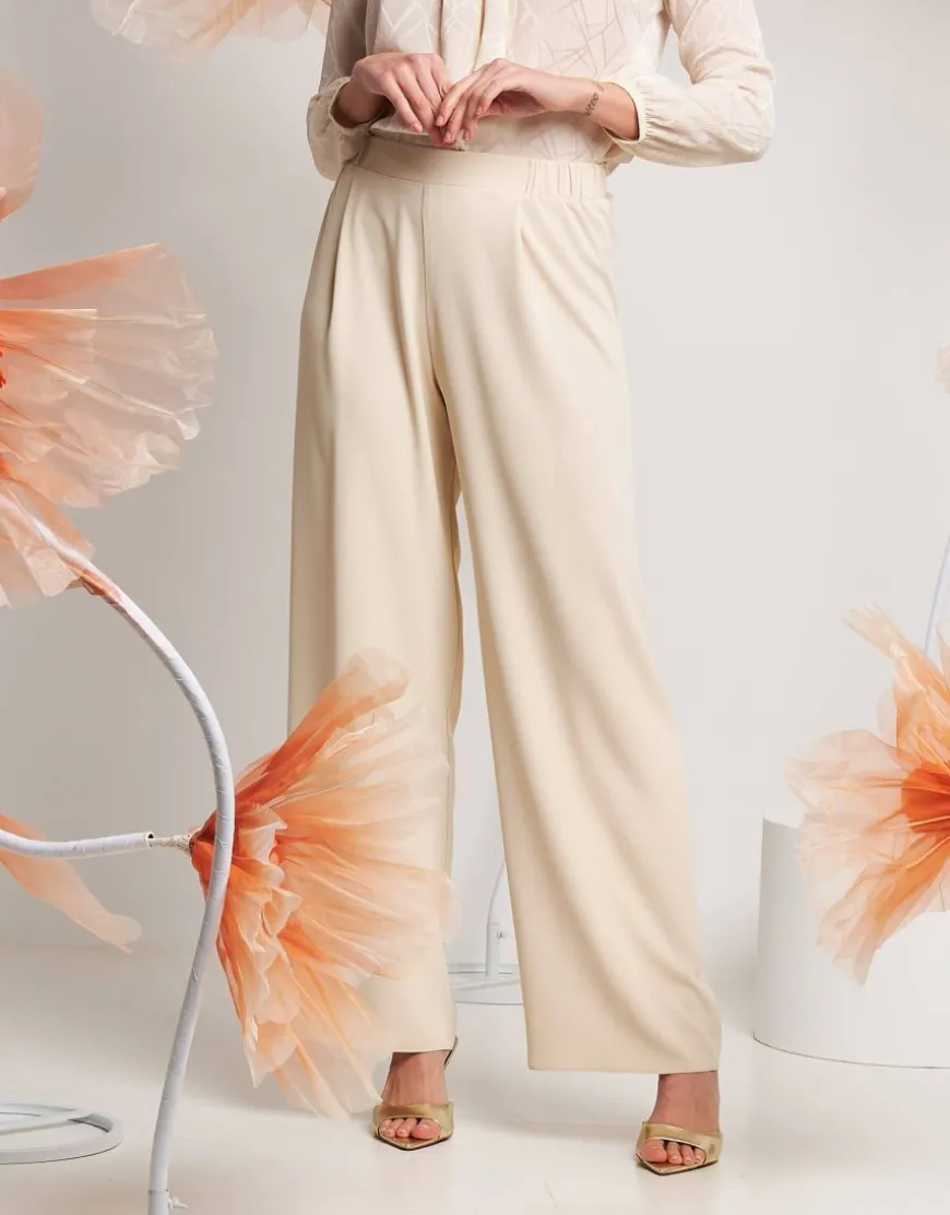 Pantalone largo con elastico