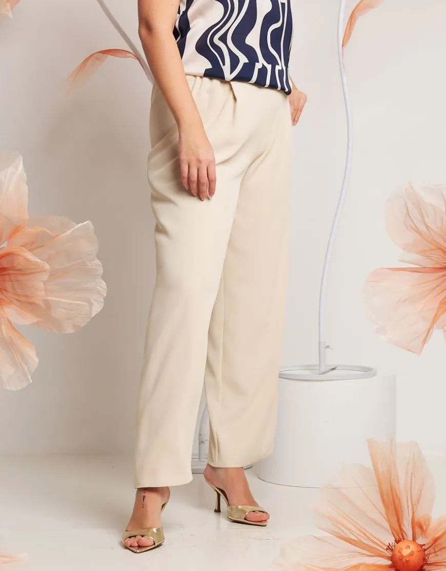 Pantalone largo con elastico