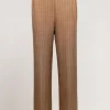 Pantalone palazzo in gessato
