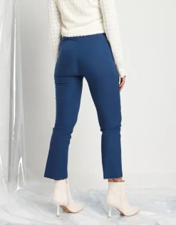 Pantalone skinny con elastico in vita