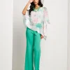 Poncho in georgette fantasia