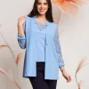 Top con inserto in pizzo