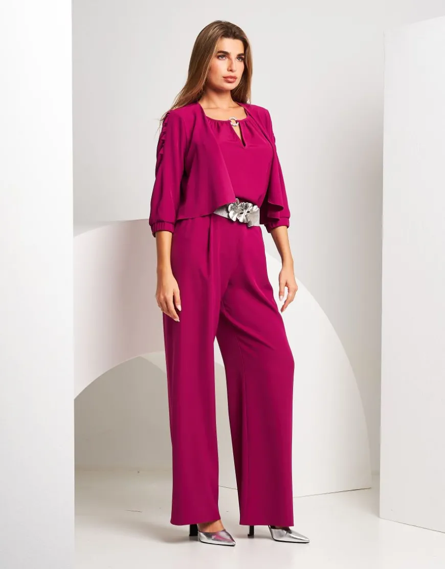 Top con scollo e accessorio