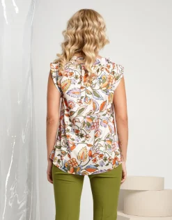 Top fantasia floreale