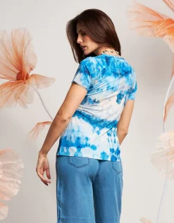 T-shirt con patch a cuore