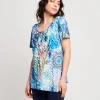 T-shirt fantasia con volants