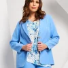 T-shirt floreale con volants