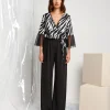 Tuta animalier in raso