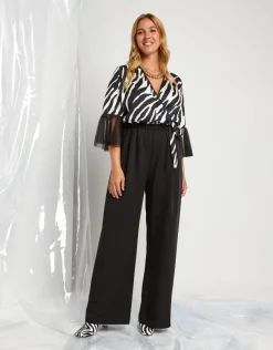 Tuta animalier in raso