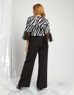 Tuta animalier in raso